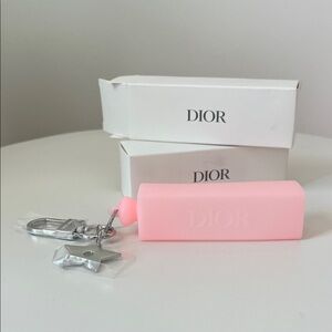 Dior Lip Glow Oil Keychain Charm